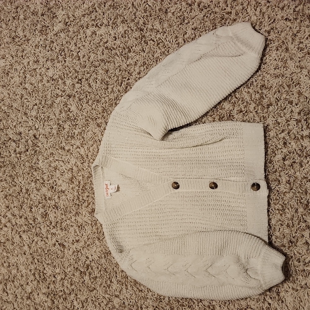Cat and Jack puff sleeve sweater